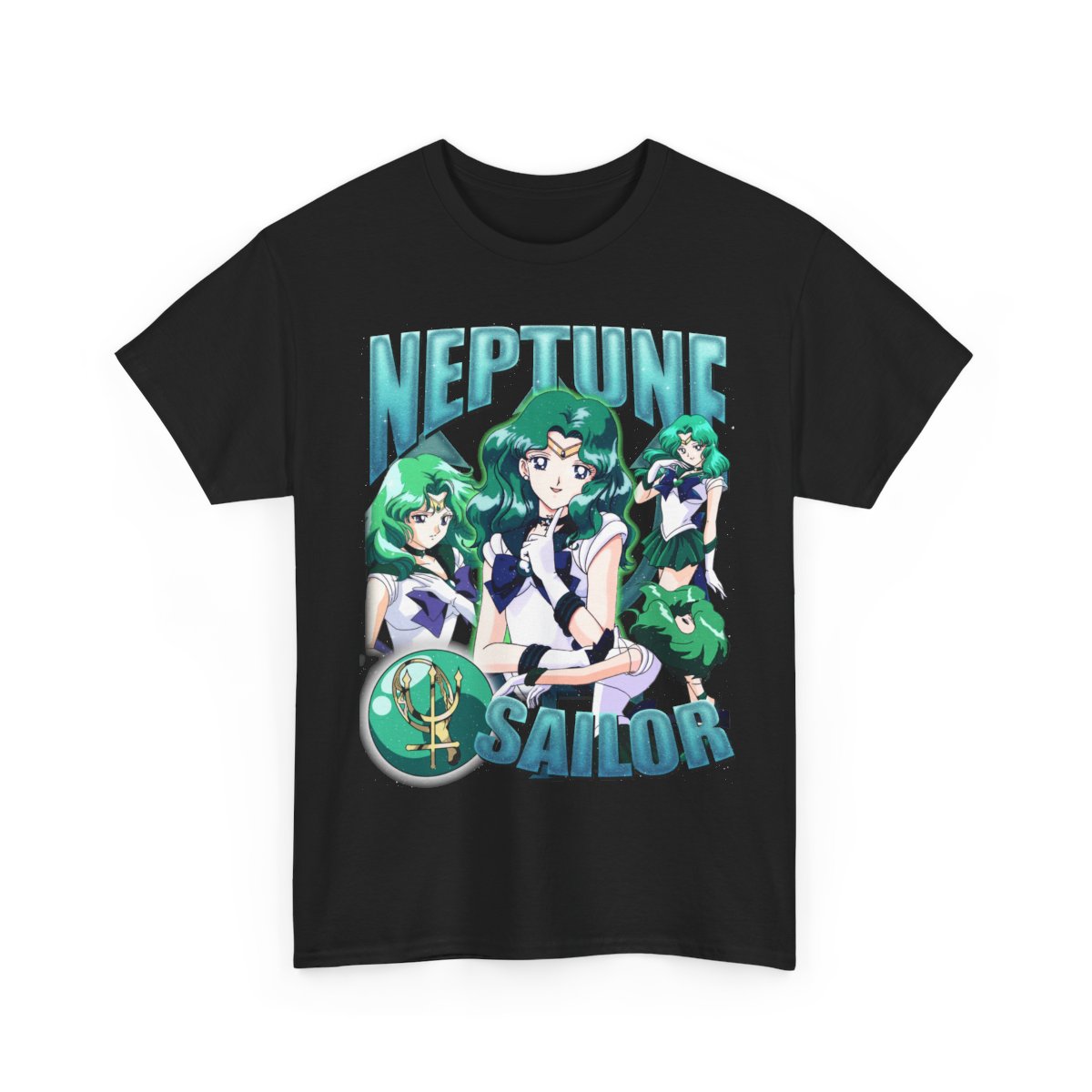 Vintage Neptune Sailor Moon T-Shirt, Anime Fan Art Graphic Unisex Sailor Moon