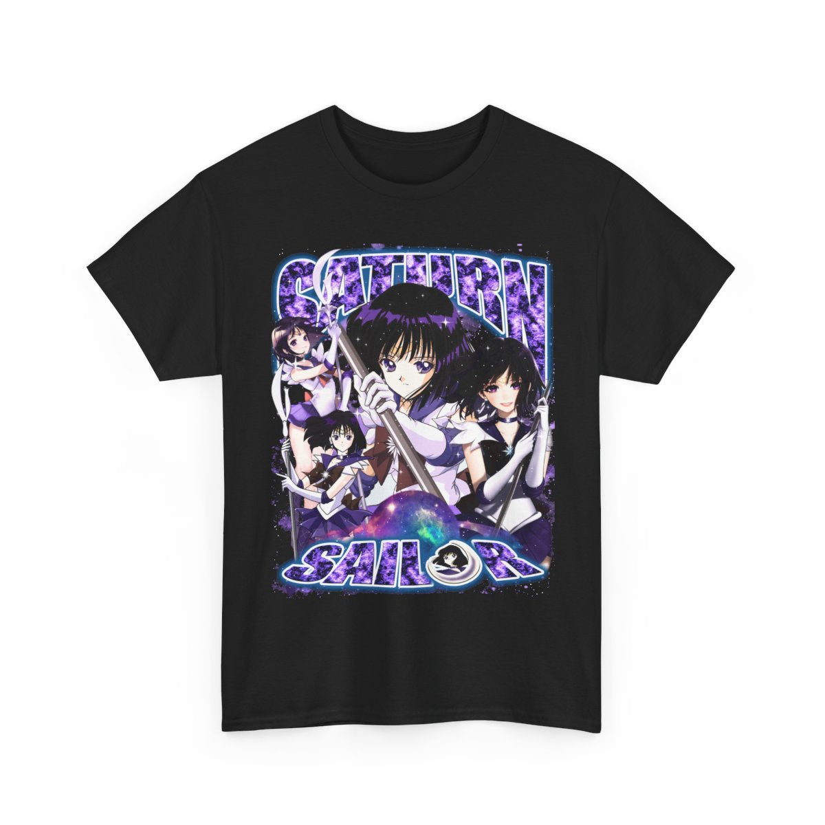 Vintage Saturn Sailor Moon T-Shirt, Anime Fan Art Graphic Unisex