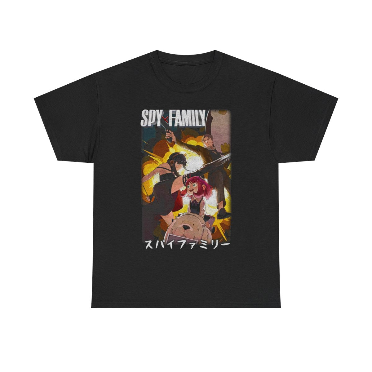 Spy x Family Graphic Shirt, Anime Unisex Heavy Cotton Tee, Manga Lover Gift, Japanese Cartoon Tee, Otaku Apparel, Anime Geek Clothing