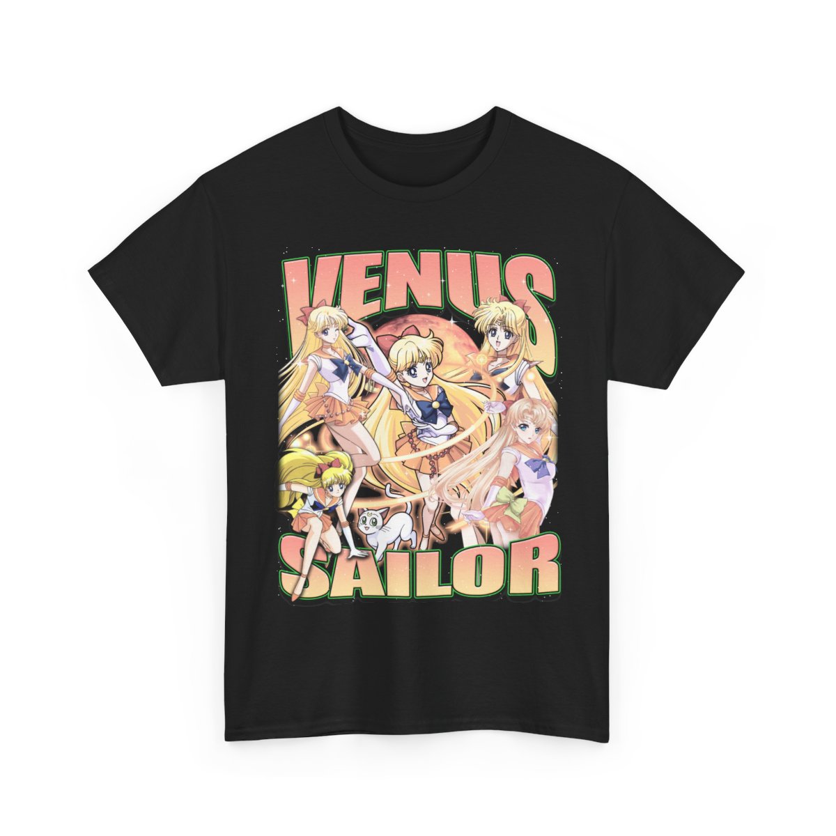 Vintage Sailor Moon Venus T-Shirt, Anime Fan Art Graphic Unisex