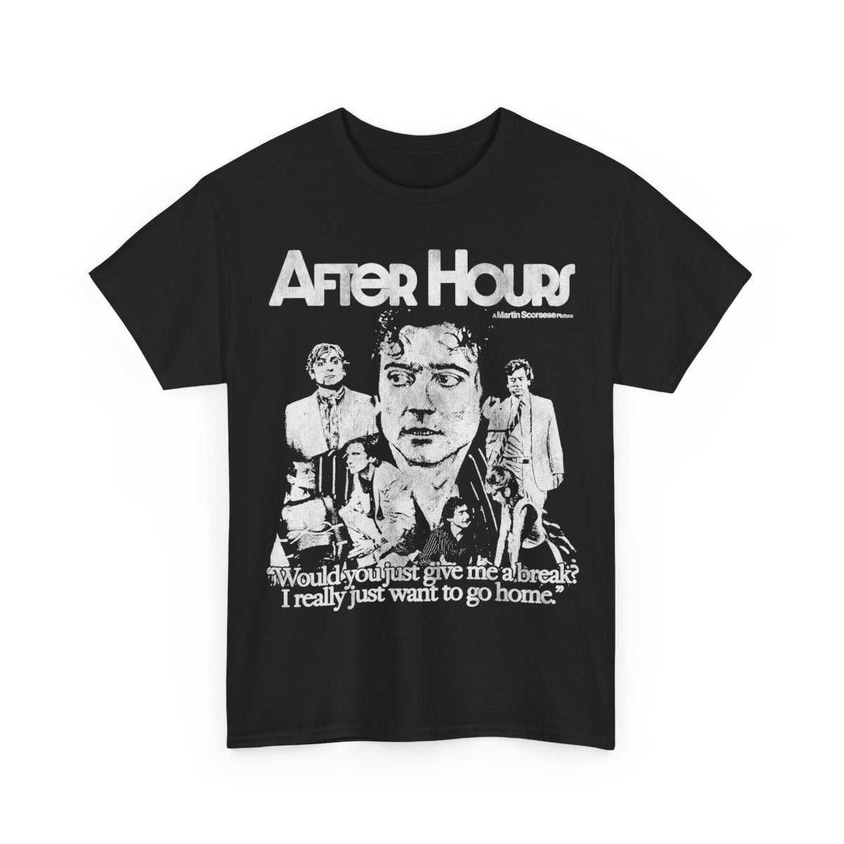 Vintage Martin Scorsese T-Shirt: After Hours 1985 Movie Homage Tee
