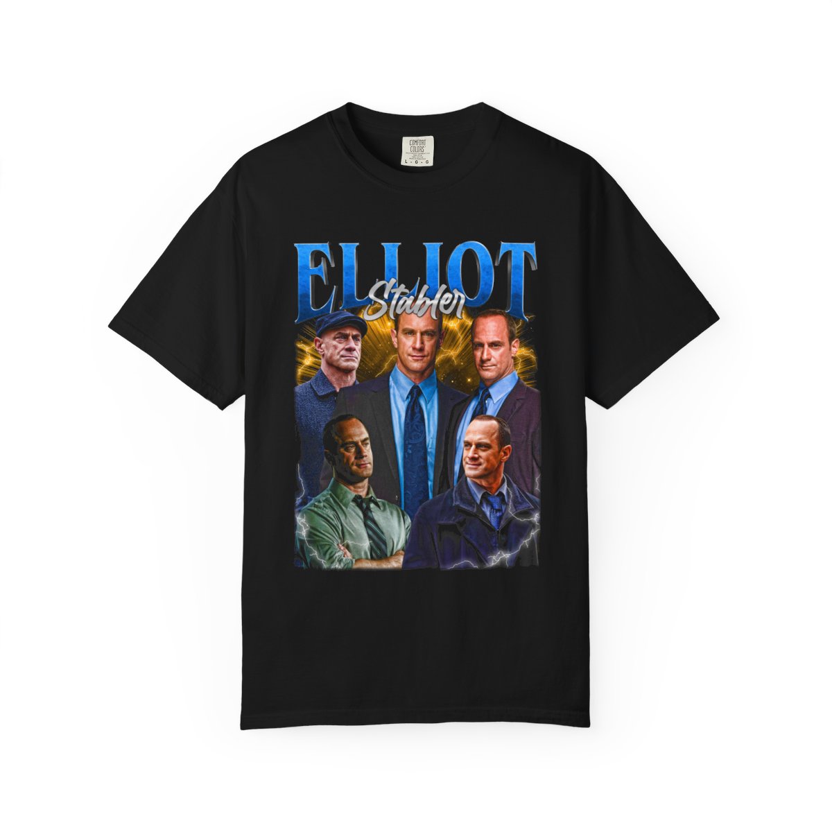 Elliot Stabler  Law and Order Vintage T-shirt Limited Collection - TV Show / Movies Homage T-shirt