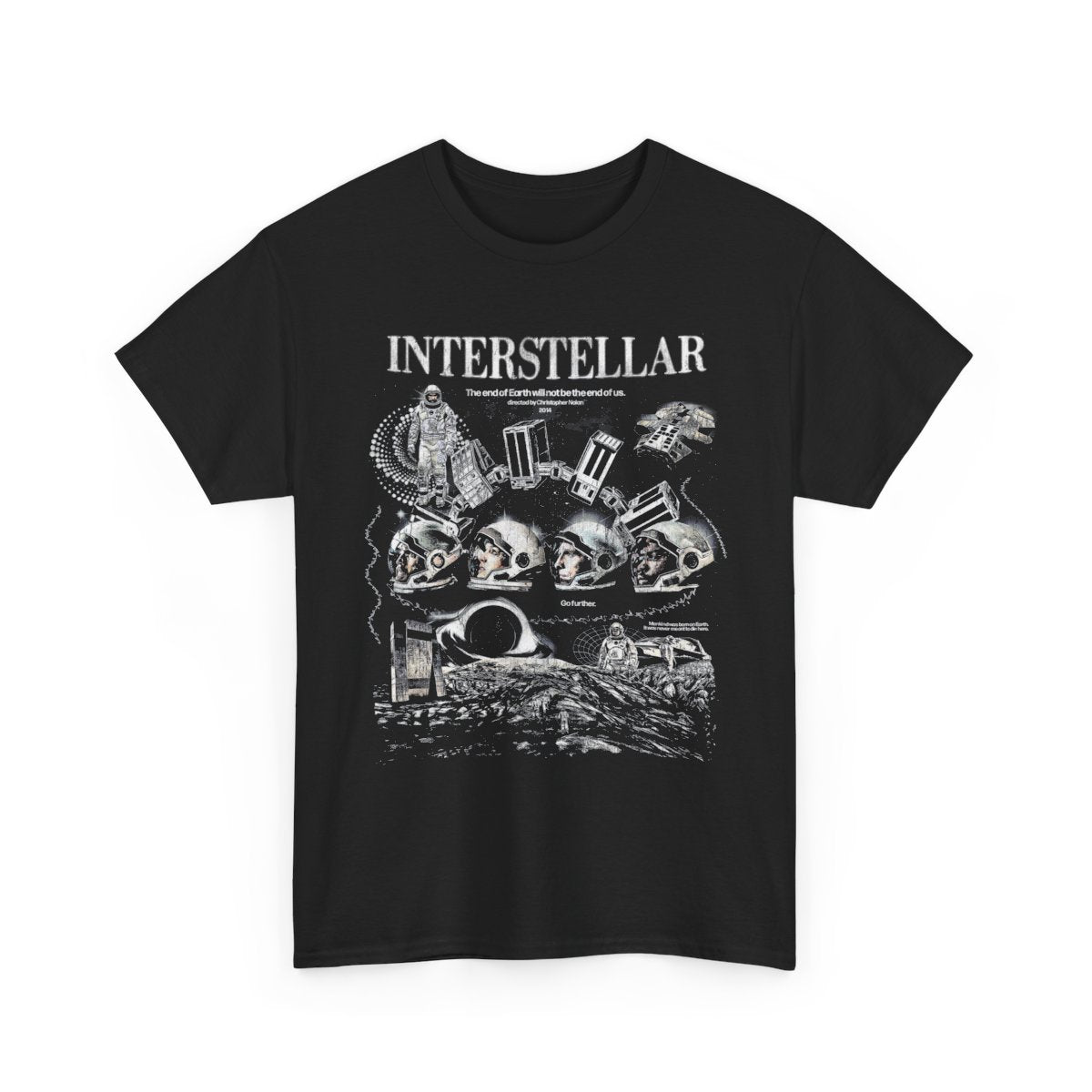Interstellar Movie Unisex Tee, Space Exploration T-Shirt, Sci-Fi Film Apparel, Stars Galaxy Graphic Shirt, Astronomy Gift
