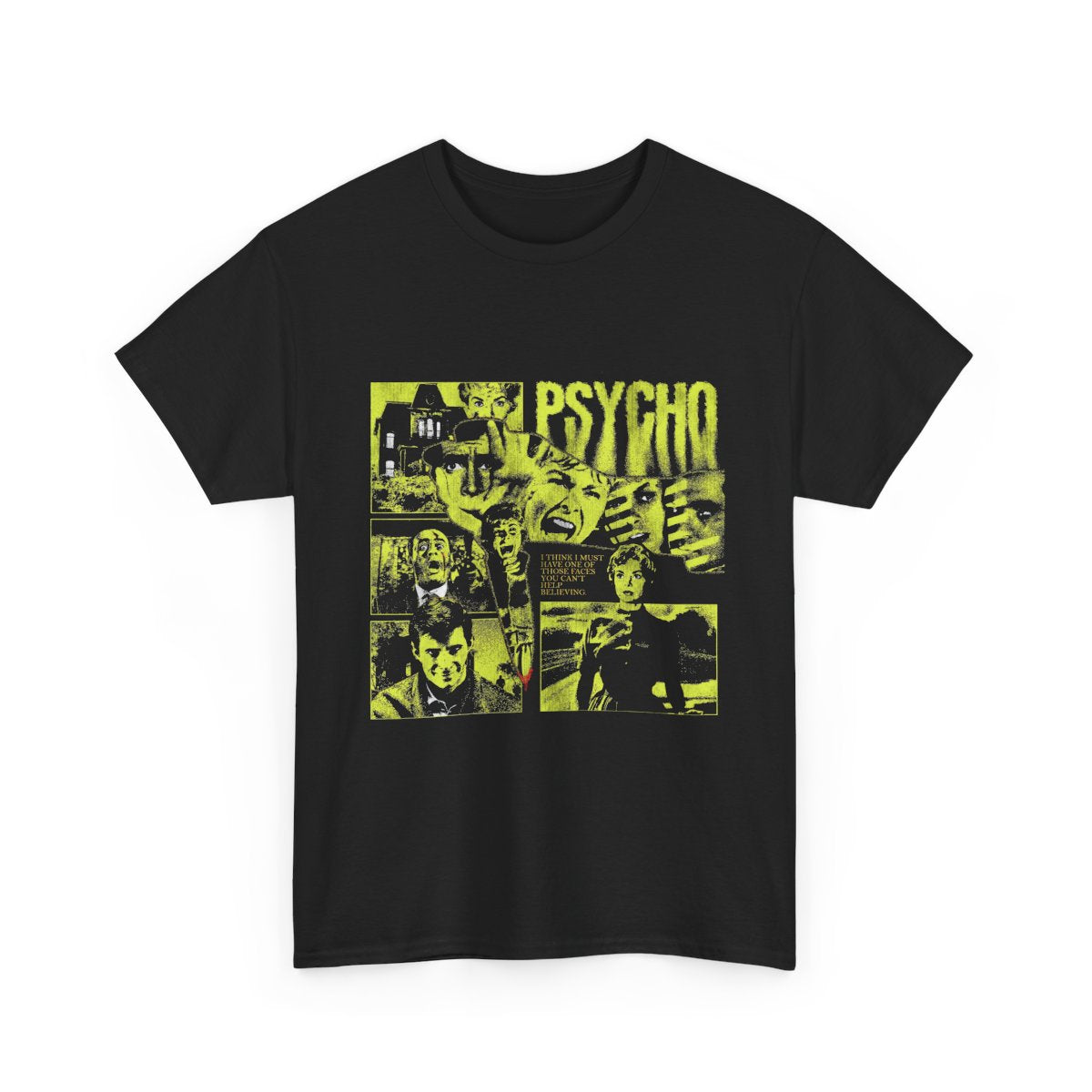 Psycho 1960 Unisex Tee, Horror Movie Shirt, Mystery Film T-Shirt, Classic Cinema Apparel, Vintage Style Top