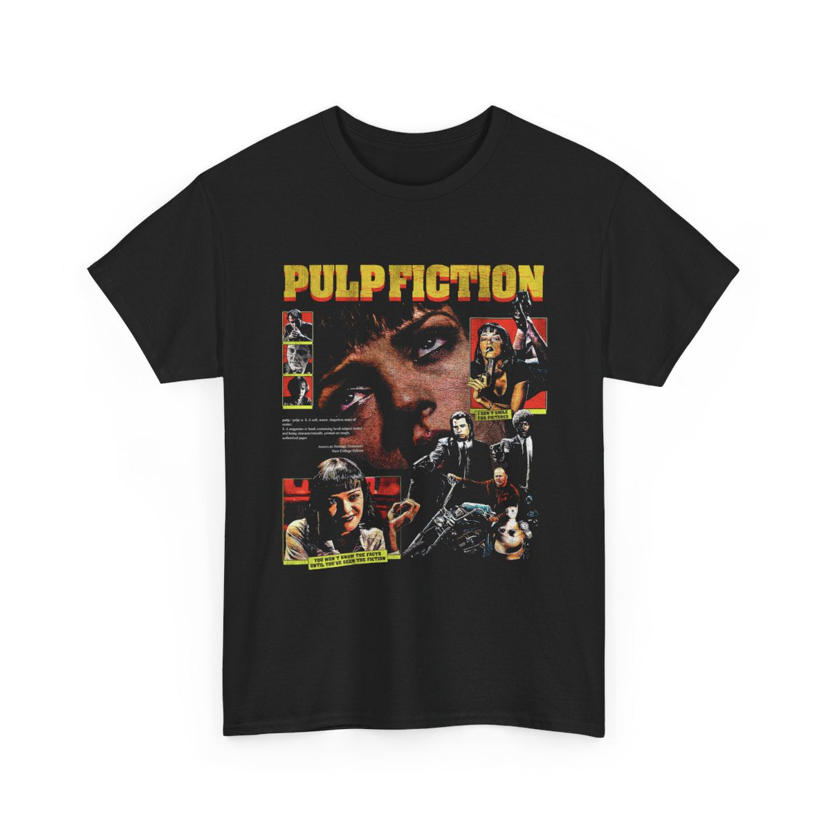 Pulp Fiction Movie 1994 Tee, Quentin Tarantino, Criminal Drama Shirt Vincent Vega, Unisex Graphic T-Shirt, Film Lover Gift, Cult Classic Top