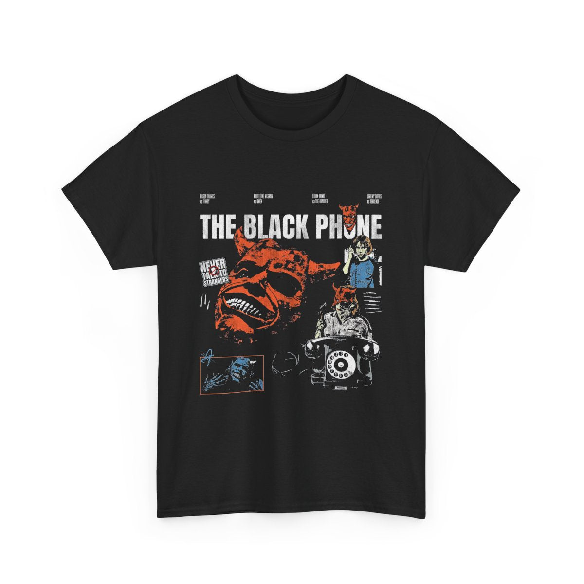Black Phone 2021 Unisex Tee Shirt, Horror Mystery Movie Graphic T-Shirt, Halloween Shirt, Scary Film Fan Gift, Movie Lover Shirt