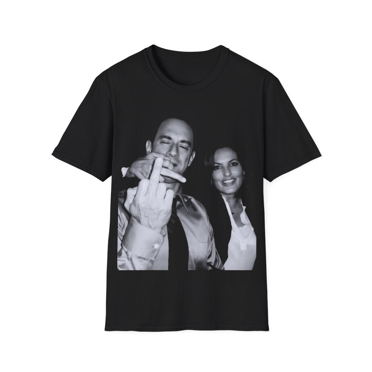 SVU Law and Order Elliot and Olivia Benson Funny Finger T-Shirt, Police Crime Drama Tee, Detective TV Show Shirt, Law Enforcement Gift, Meme