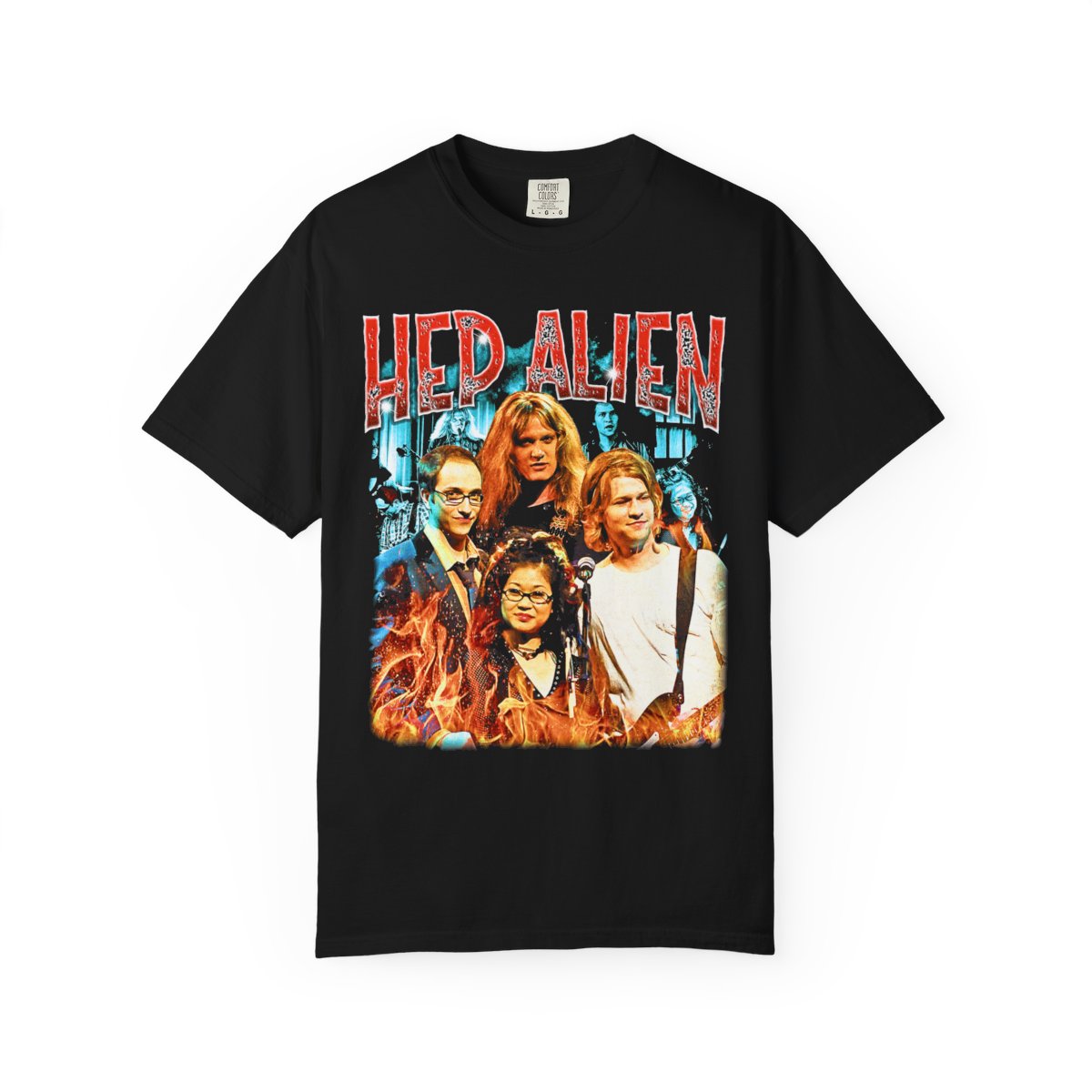 Retro 90's Hep Alien Vintage T-Shirt, Gift For Woman and Man Unisex T-Shirt Comfort Colors