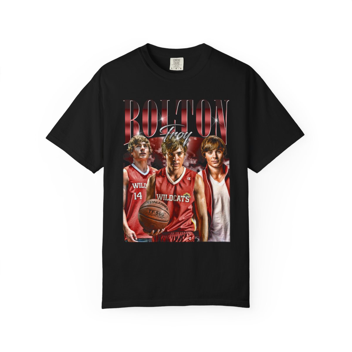 Troy Bolton High School Musical Limited Vintage T-Shirt, Homage Retro 90s Graphic, Ideal Gift for TV Series and Movies Enthusiasts