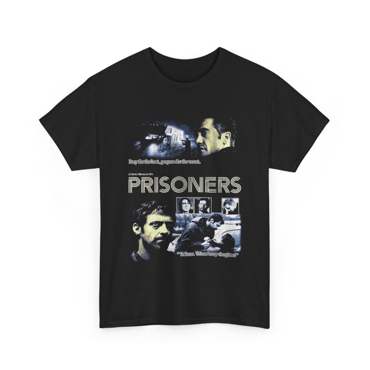 Prisoners Movie 2013 Heavy Cotton Tee, Thriller Crime Film Fan Gift Shirt, Unisex Graphic T-Shirt, Men Women Top, Cinematic Apparel