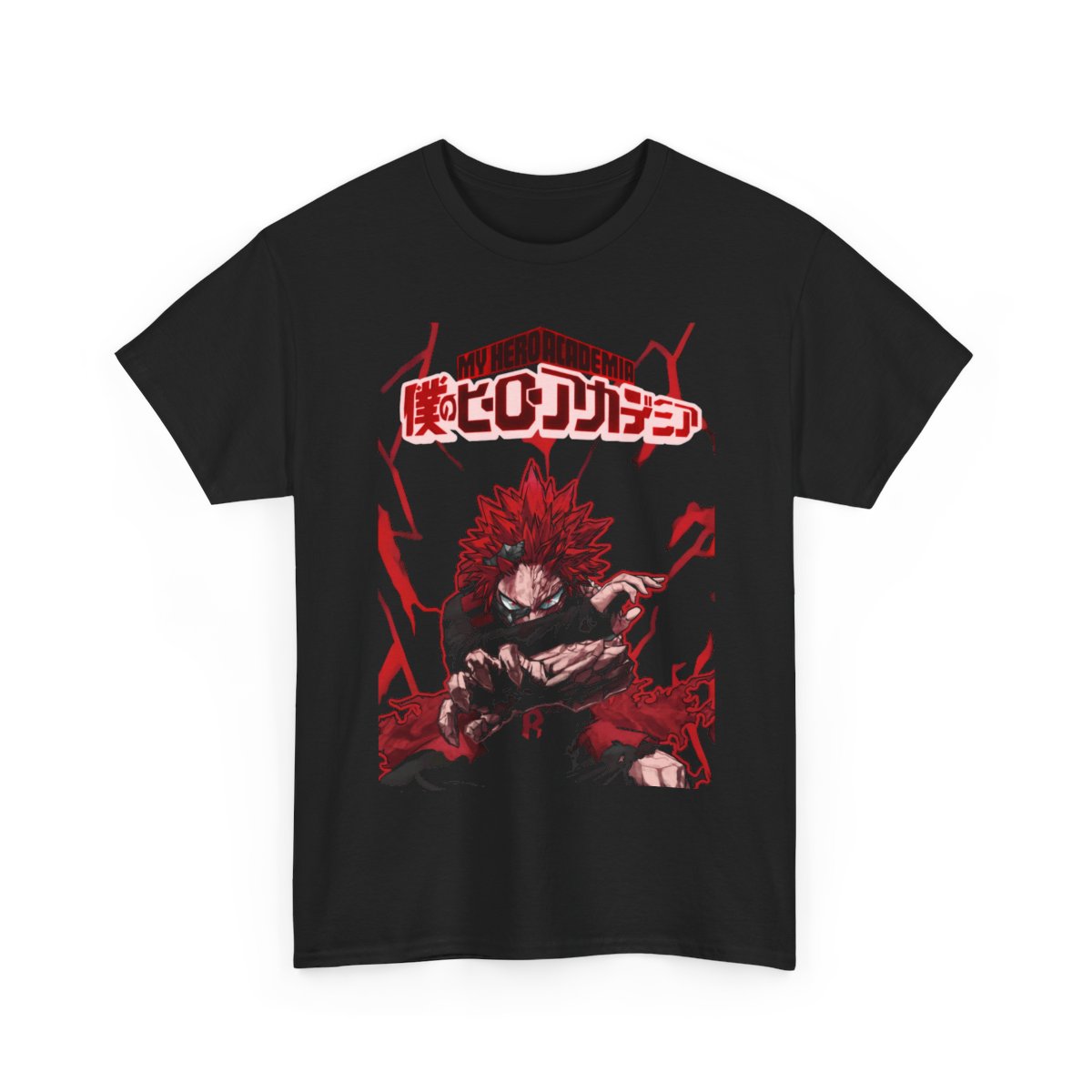 Eijiro Kirishima My Hero Academia Shirt: Crimson Riot, Vintage Bootleg Anime