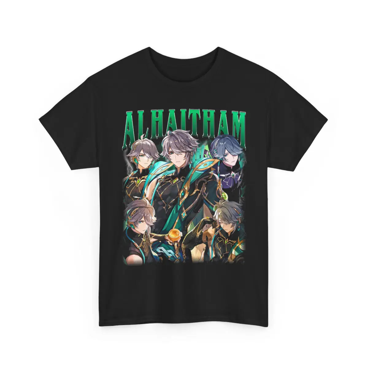 Alhaitham Genshin Impact T-Shirt, Retro 90's Game Character Graphic Fan Tee Shirt,Gift For Women and Man Unisex T-Shirt