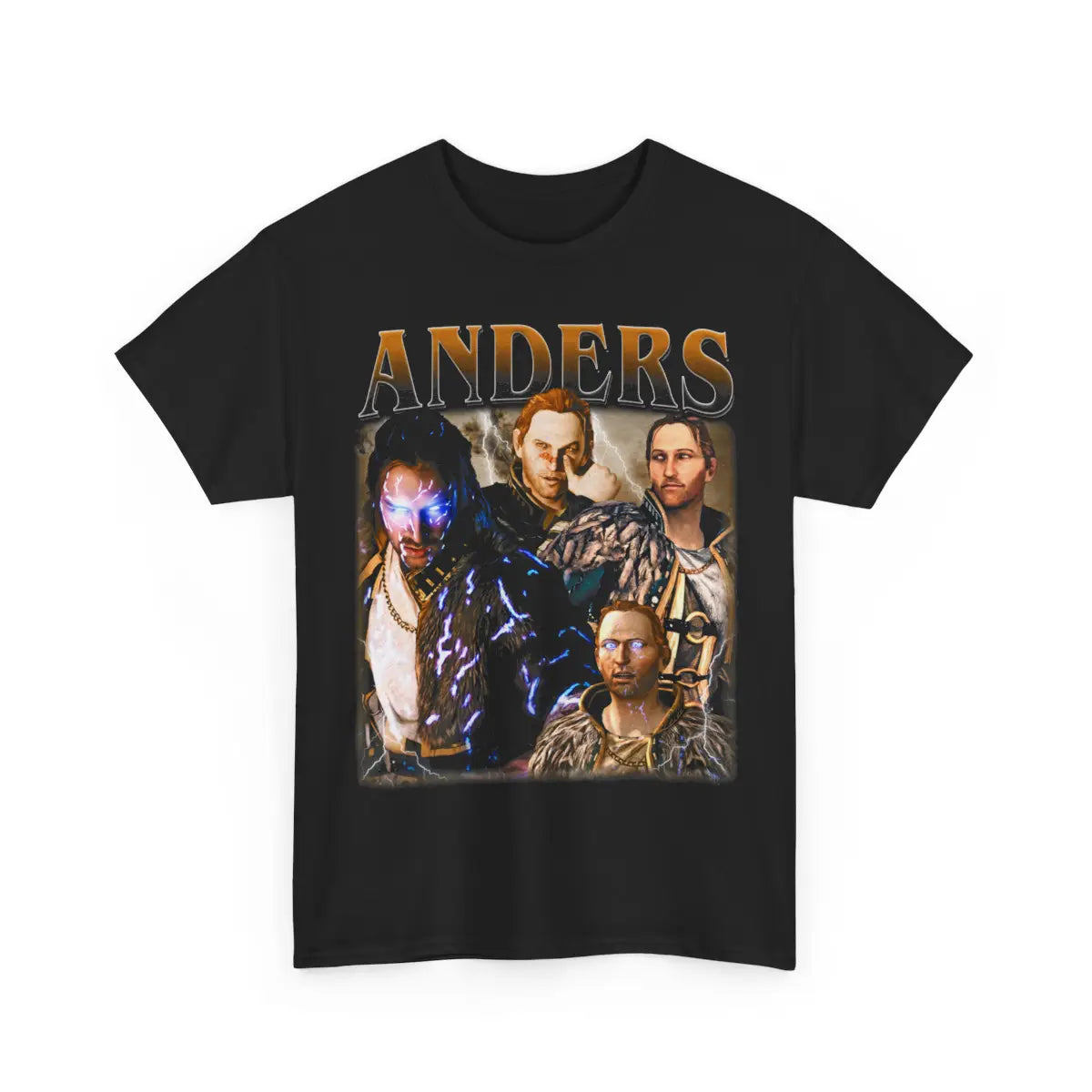 Anders Dragon Age Video Game Unisex Heavy Cotton Tee, Gamer Gift, Dragon Age Fan Shirt, Geeky Clothing, Gaming Tshirt, Fantasy Tee