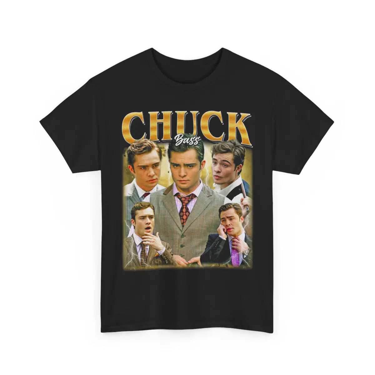 Chuck Bass Gossip Girl TV Series Unisex Tee, Cotton Tshirt, Blair Waldorf, Upper East Side Fashion, Prep School, Nate Archibald