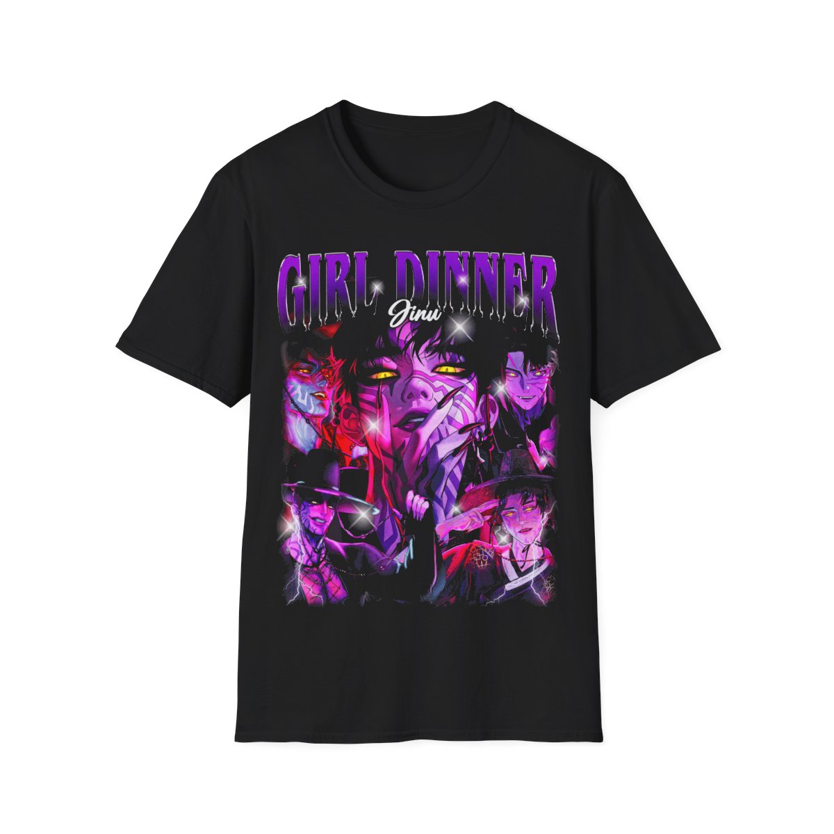 Girl Dinner Jinu Shirt, Girl Dinner Jinu Saja Boys Hunter Bootleg T-Shirt, Gift For Fan Kpop Lovers, Villain Crush, Kpop Demon Hunters Tee