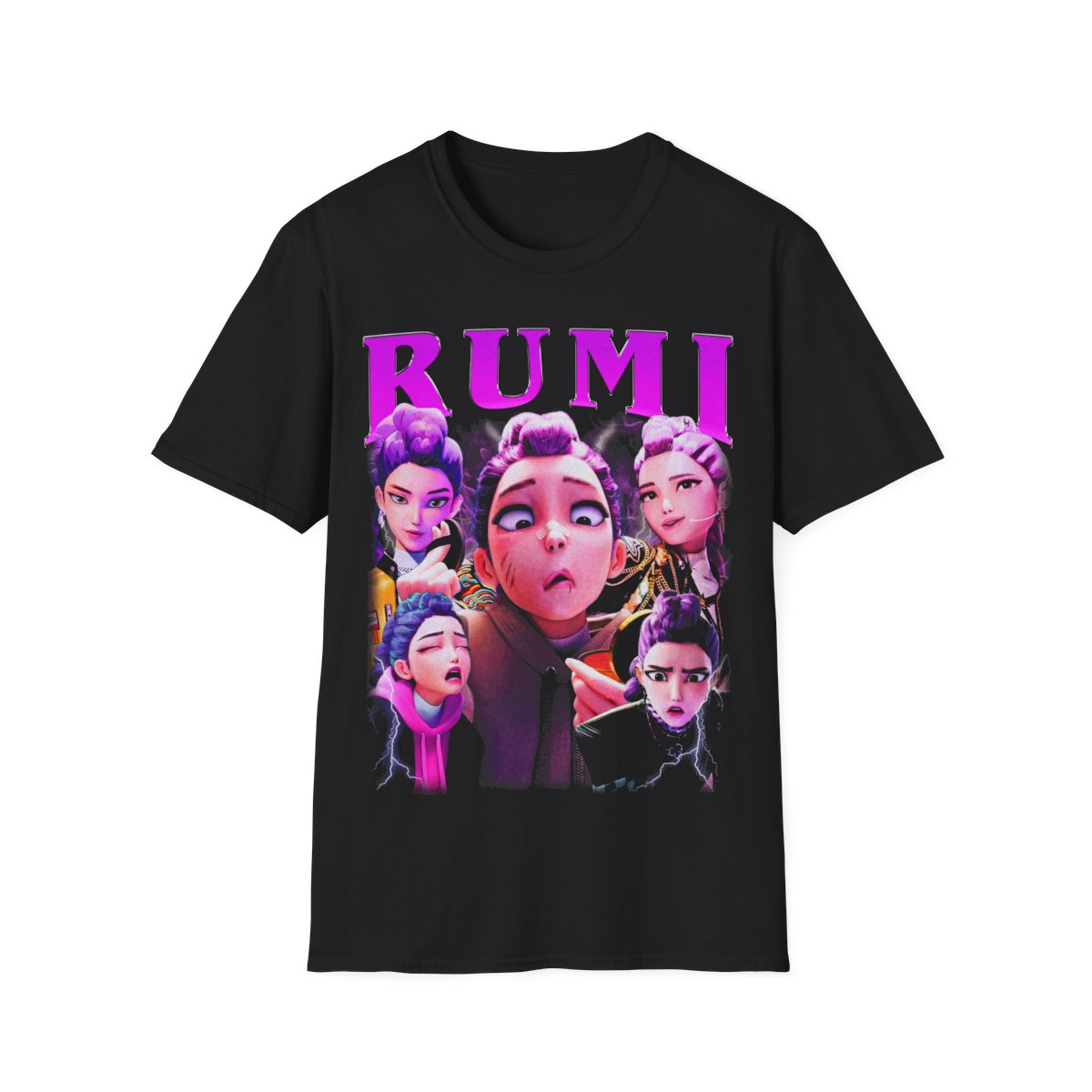 Rumi Huntrix Kpop Demon Hunters Vintage T-Shirt, Unique Gift For Women and Man, Unisex Tee Shirt, Rumi Huntrix Fan Shirt, Demon Hunters