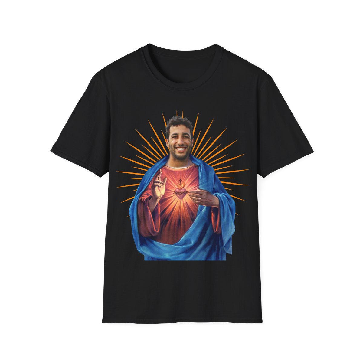 Saint Daniel Ricciardo F1 Racer, Formula One Unisex Softstyle T-Shirt