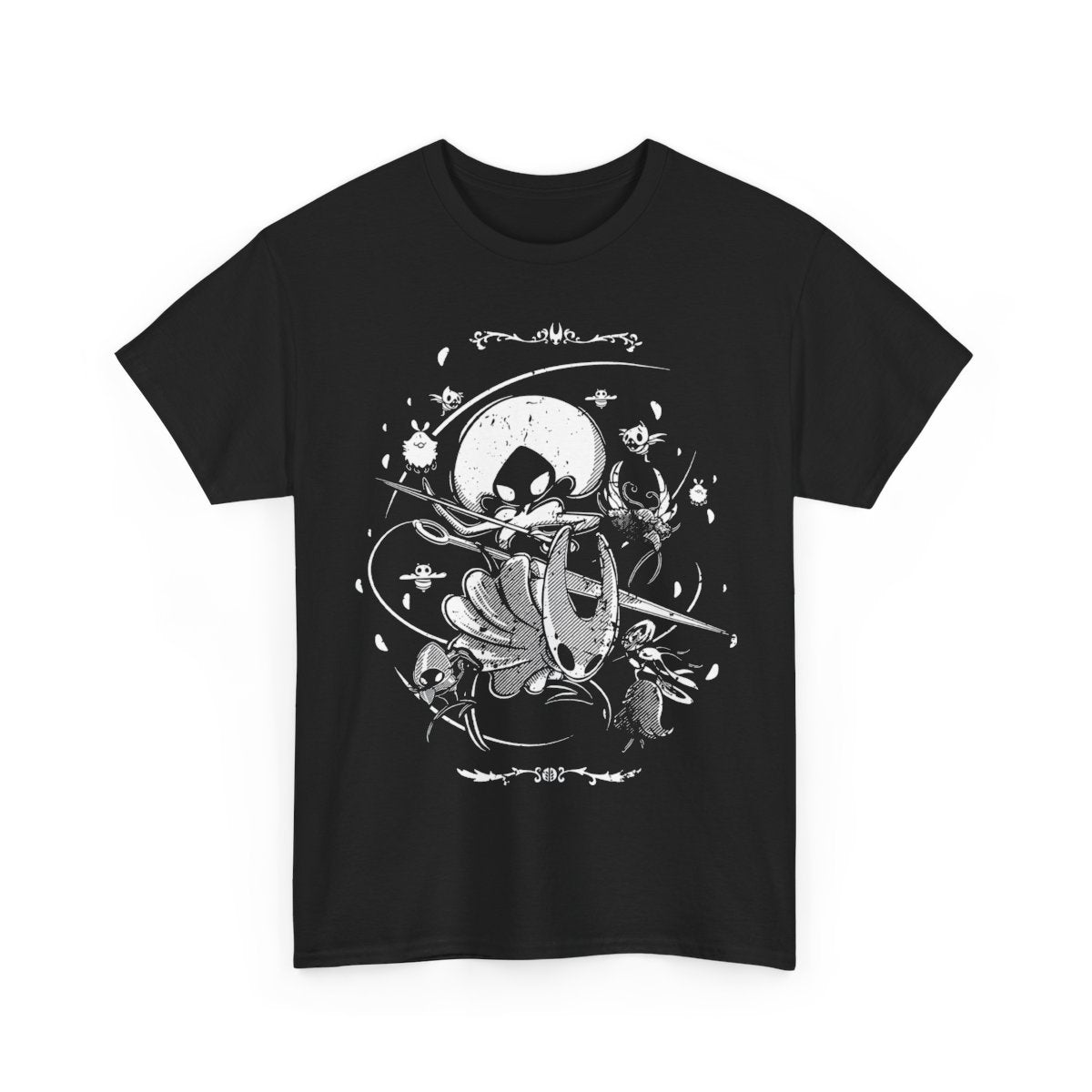 Dark Hollow Knight Silksong Vintage Unisex Heavy Cotton Tee