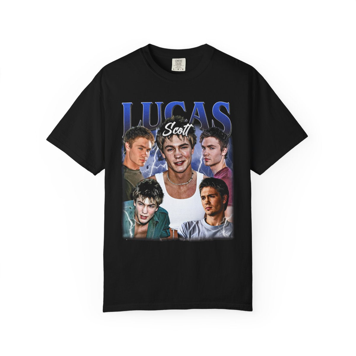 Limited Lucas Scott Shirt, One Tree Hill Vintage Unisex Heavy Cotton Tee