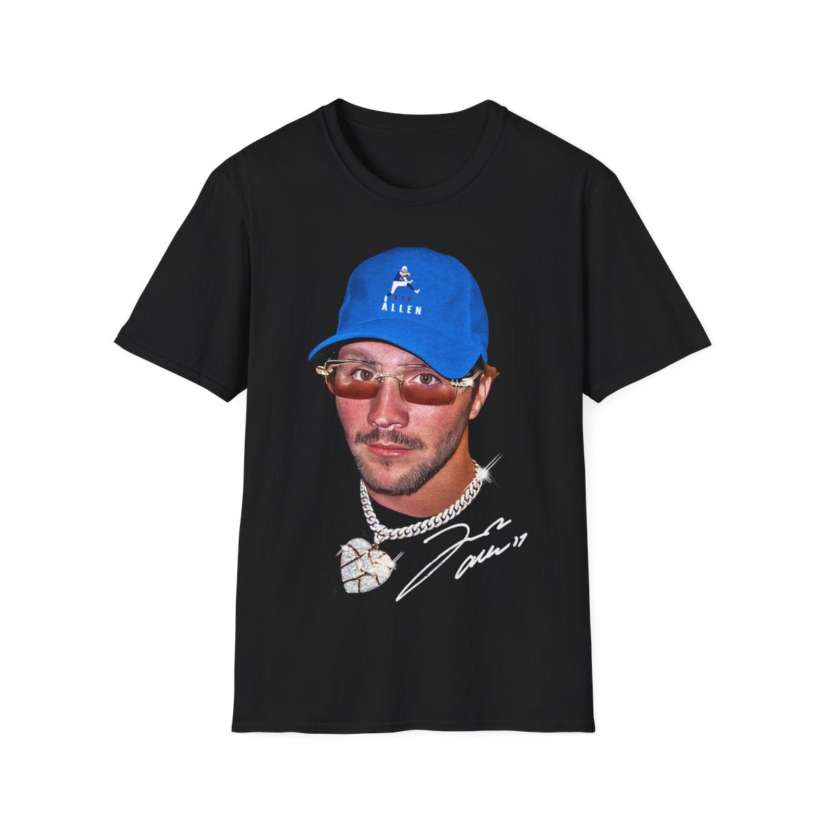 Retro Josh Allen T-Shirt: 90's Vintage Style Comfort Colors Tee