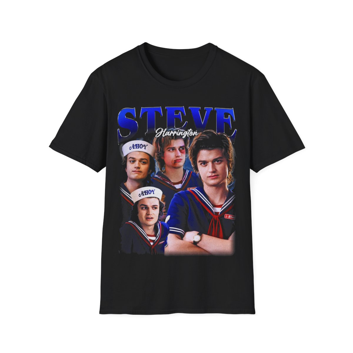 Steve Harrington Stranger Things T-Shirt: Vintage Soft Cotton Colors Tee