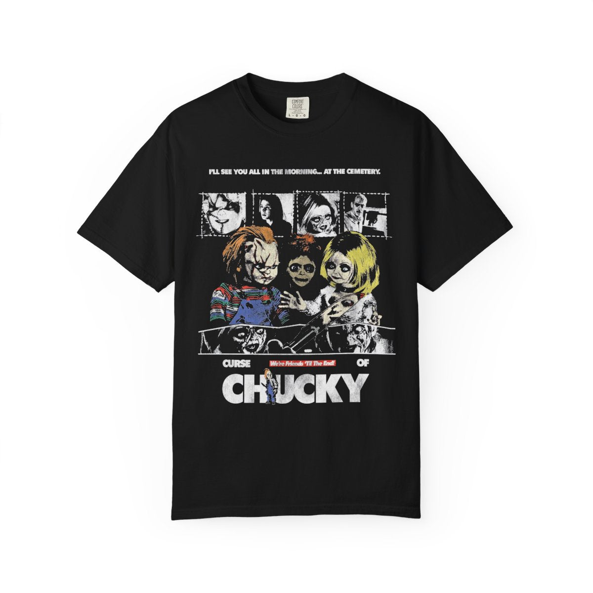 Curse of Chucky Horror T-Shirt - Soft, Comfortable Cotton Tee for Fans