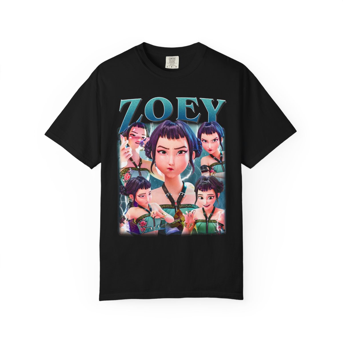 Zoey Kpop Demon Hunters T-Shirt - Soft Cotton, Perfect for Fans & Daily Wear