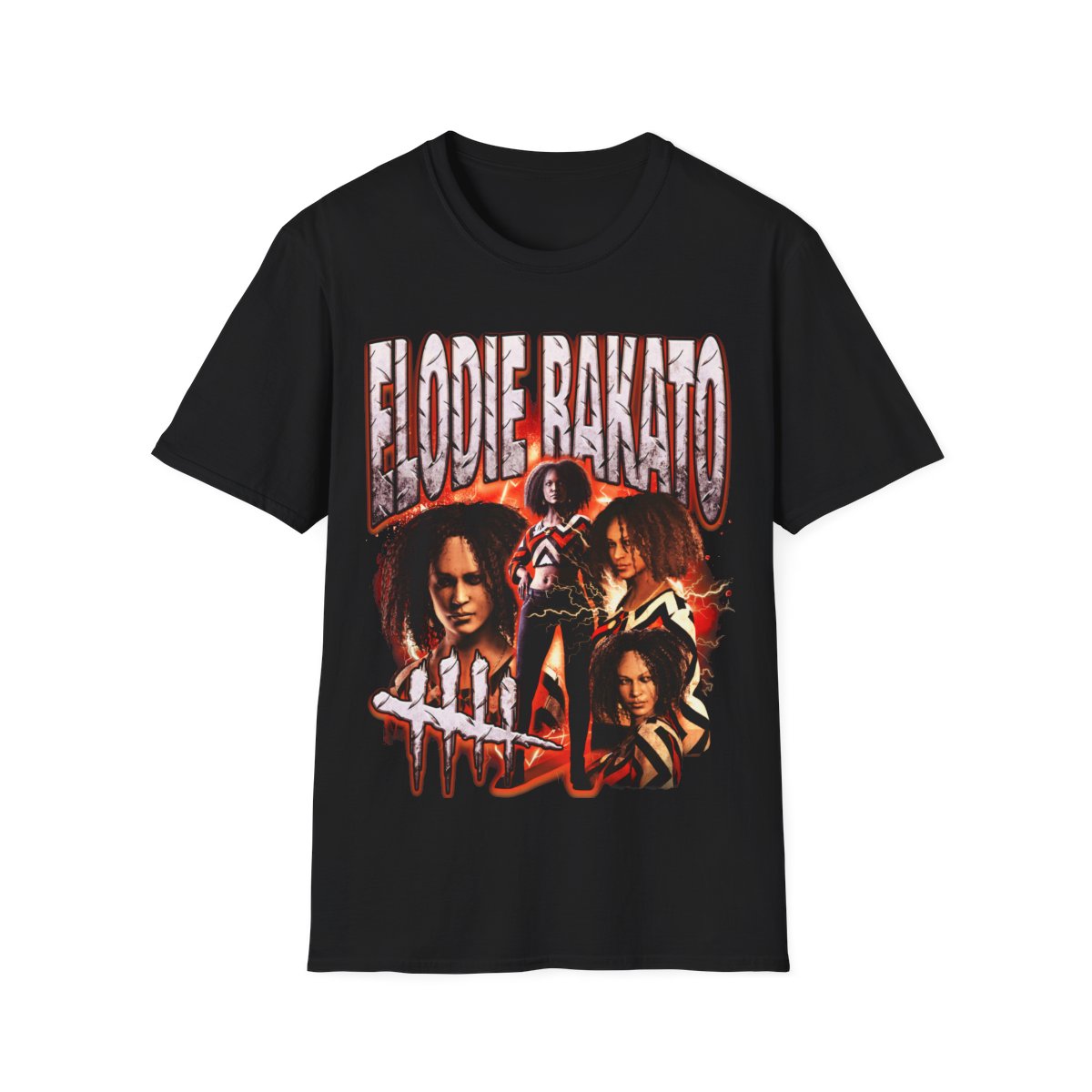 Elodie Rakoto T-Shirt, Dead by Daylight Survivor Graphic Tee, Horror Game Character Shirt, Behaviour