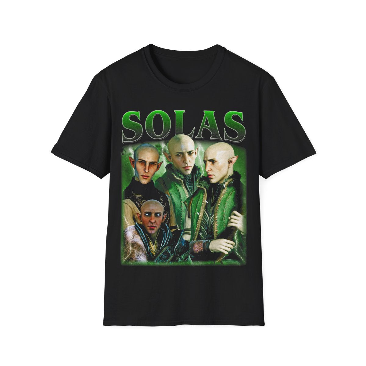 Solas Dragon Age T-Shirt: Vintage Soft Cotton Colors Tee