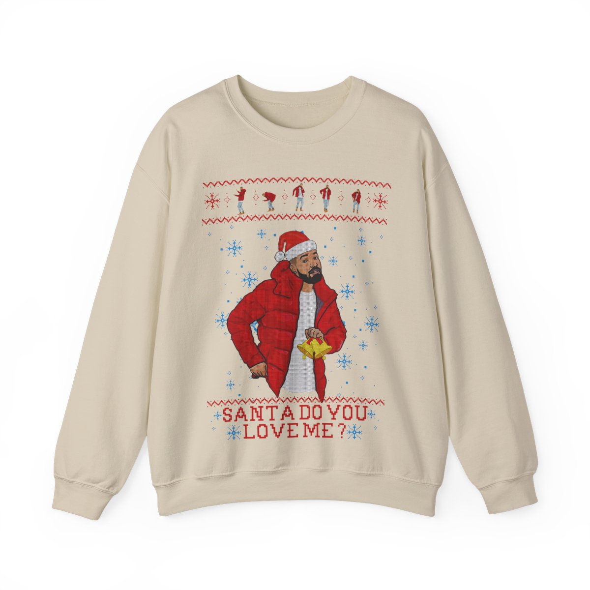 Drake Ugly Christmas sweater Unisex Heavy Blend Crewneck Sweatshirt