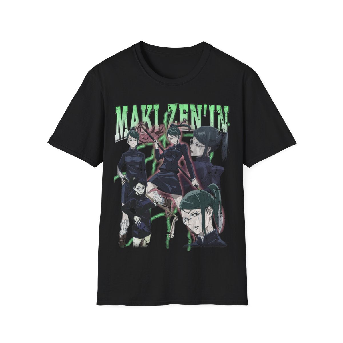Vintage Maki Zenin Jujutsu Kaisen T-Shirt, Anime Fan Art Graphic Unisex