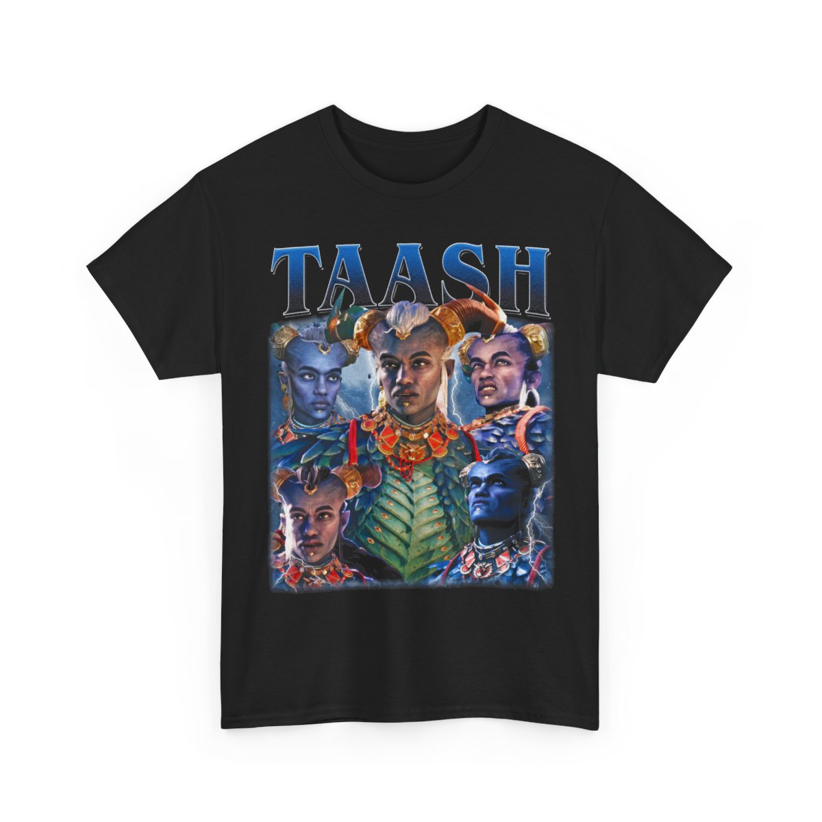 Taash Dragon Age T-Shirt: Vintage Soft Cotton Colors Tee