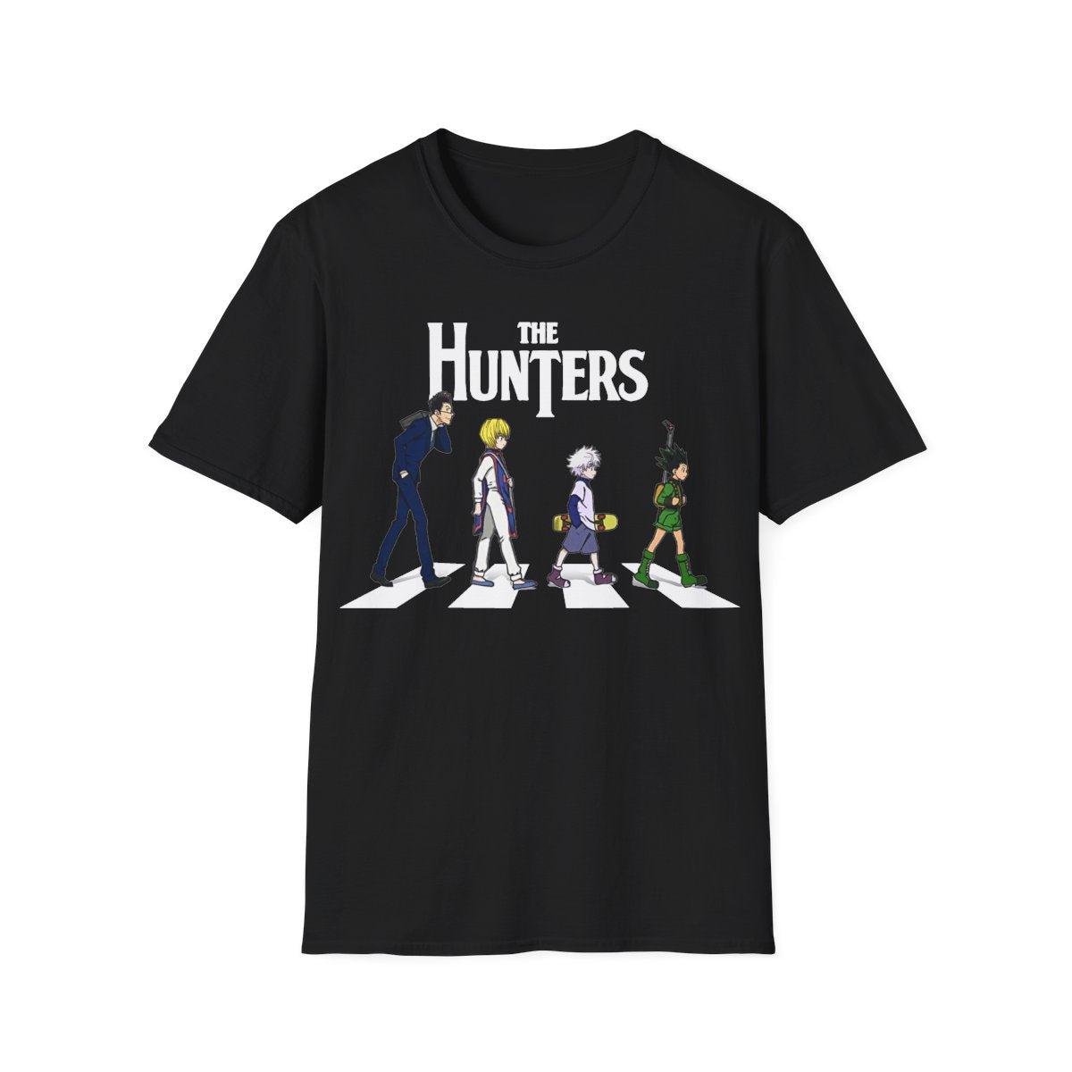 Retro Hunter x Hunter Abbey Road Anime Graphic T-Shirt: 90s Vintage Unisex Tee