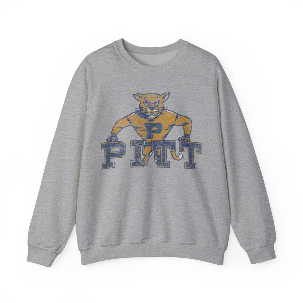 University of Pittsburgh Pitt Mascot Roc the Panther Basketball Sweatshirt