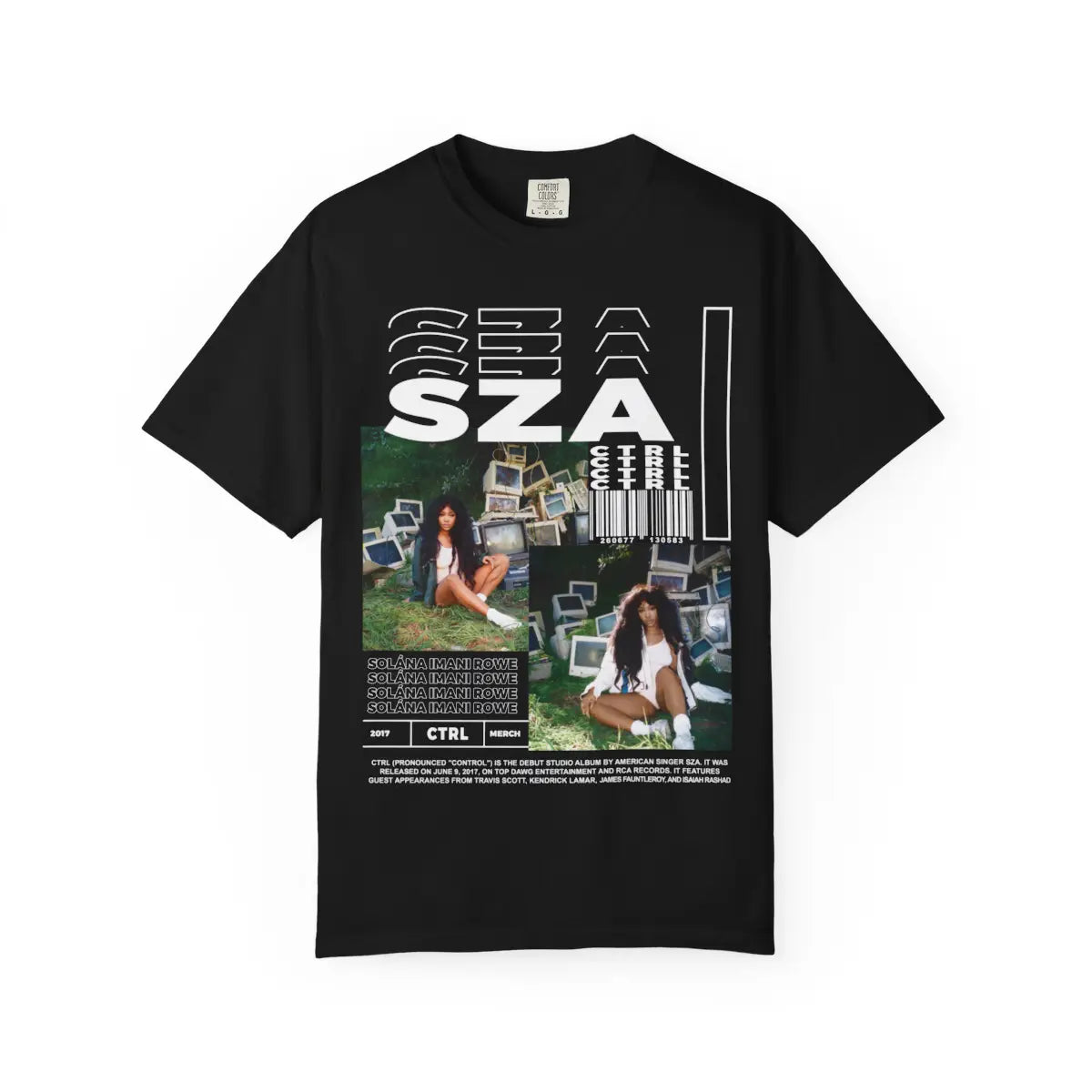 SZA CTRL Album Shirt, Sza New Album Aesthetic T-Shirt, Music RnB Singer Rapper Shirt