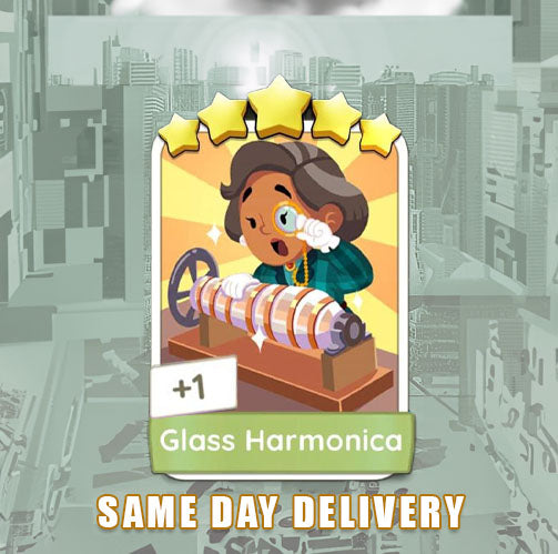 Monopoly go sticker 5 star Glass Harmonica