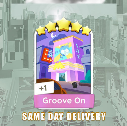 Monopoly go sticker 5 star Groove On