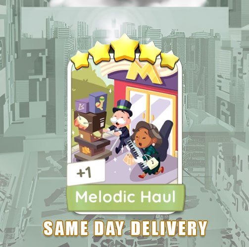 Monopoly go sticker 5 star Melodic Haul