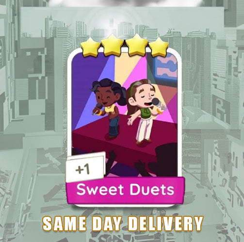 Sweet Duets Monopoly Go Sticker 4 Stars - Album Set - Album Collection