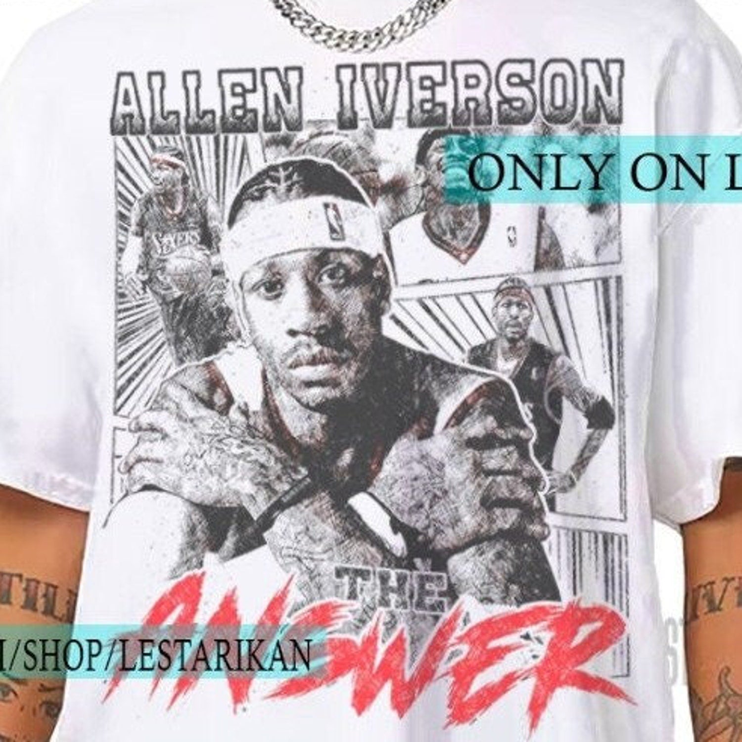 Allen Iverson Basketball Legend Player Shirt, The Answer, shirt, Classic 90s Graphic Tee, Unisex, Vintage Bootleg, Gift, Retro Sport Player
