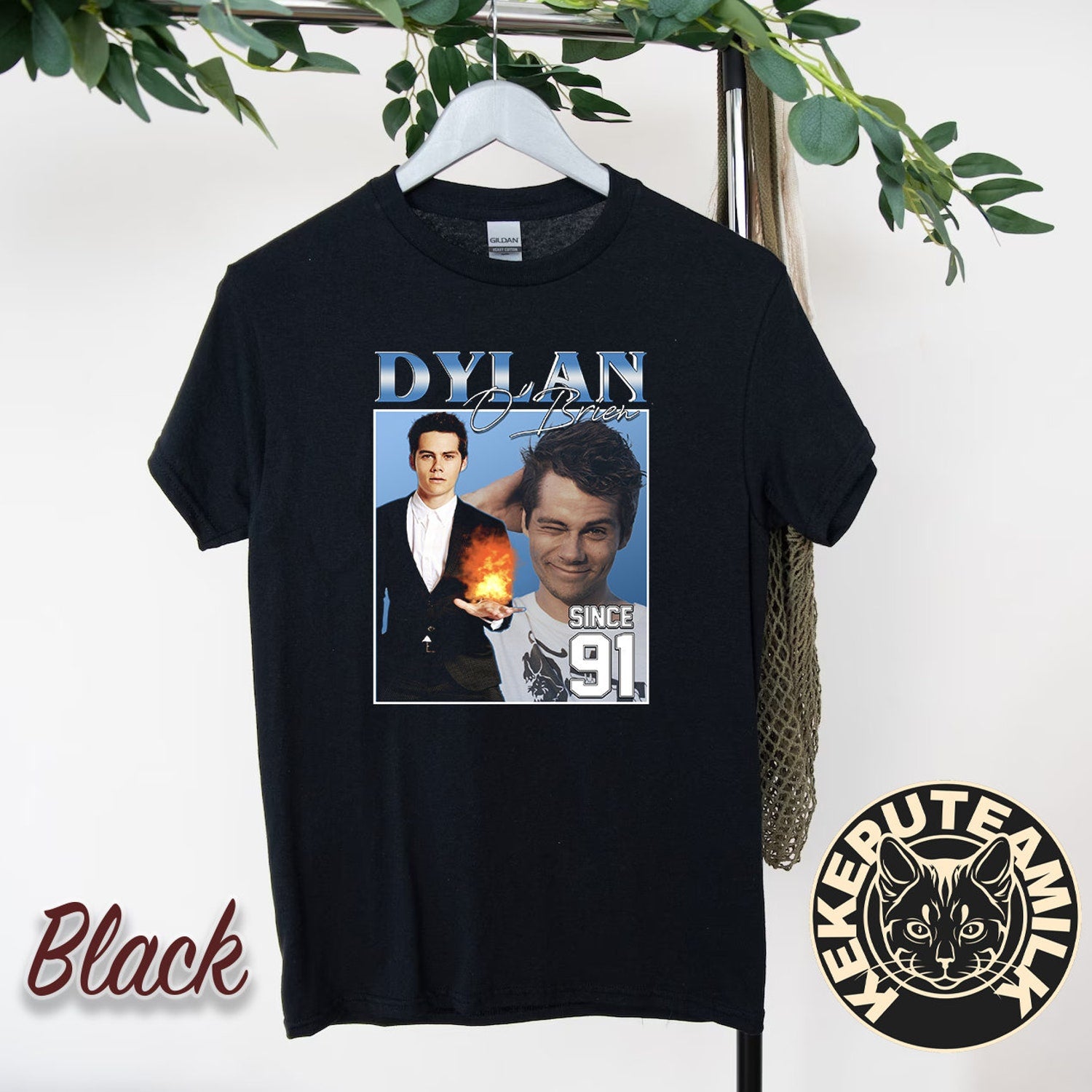 Dylan O'Brien Shirt American Actor Graphic Tee – Teen Wolf & Maze Runner Inspired – Movie TV Fan Gift Unisex Heavy Cotton Tee