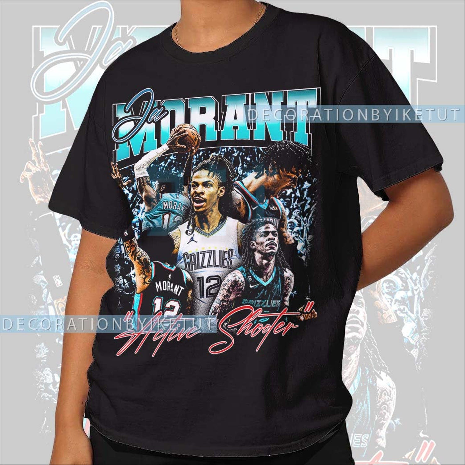 Ja Morant Basketball Vintage unisex Sport t-shirt