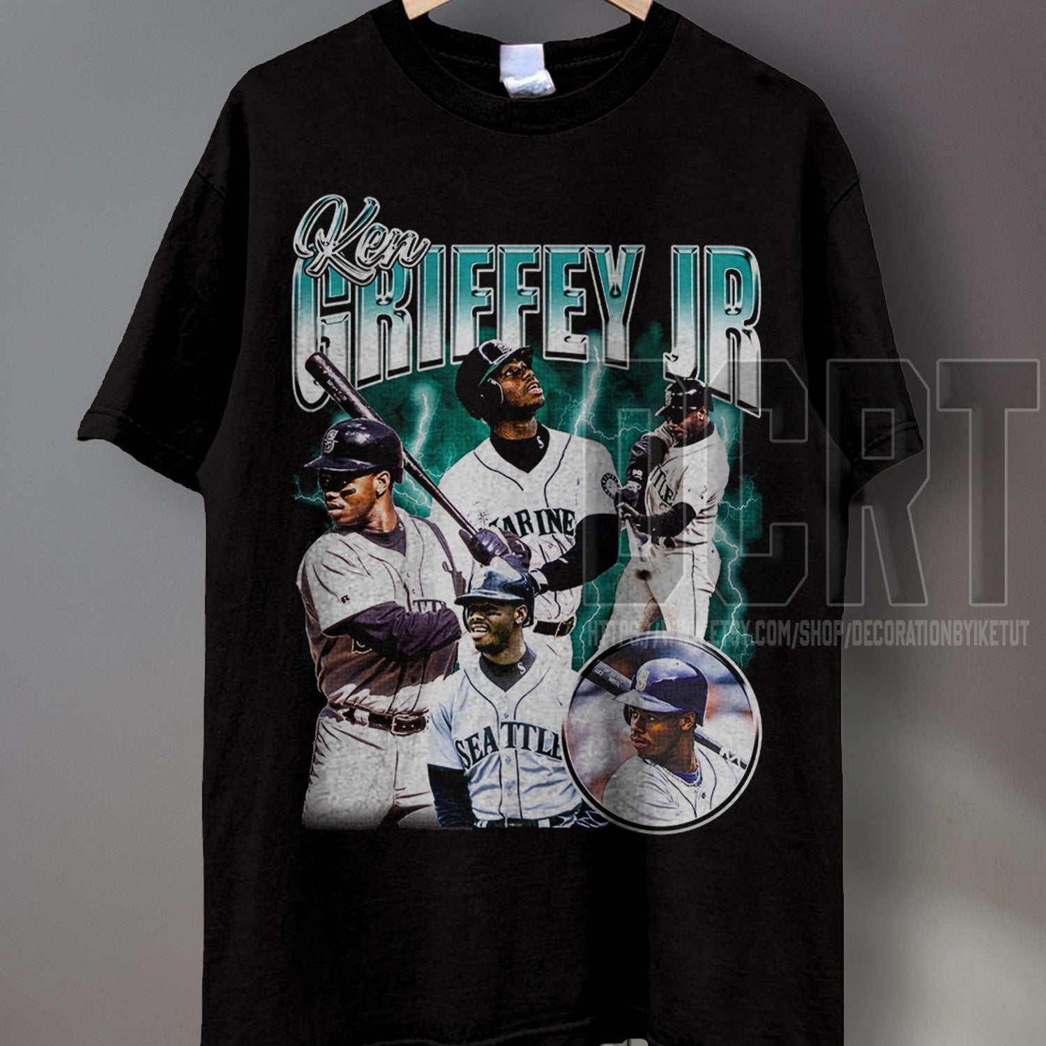 KEN GRIFFEY Jr Baseball Vintage Unisex T-shirt, Baseball Shirt Adult & Youth