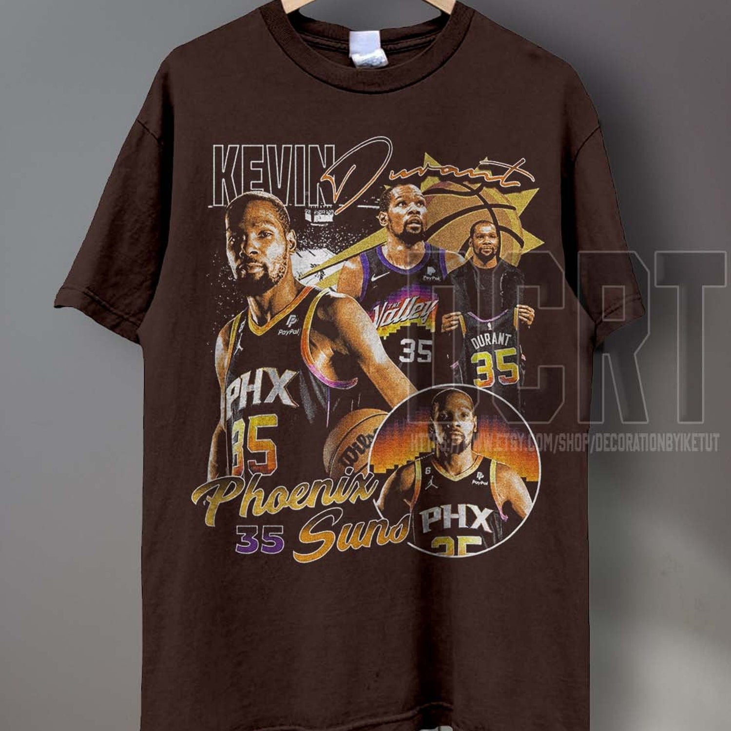 Kevin Durant Vintage Graphic Tee: 90s Retro Basketball Shirt