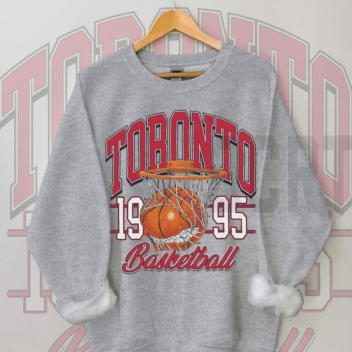 Toronto Raptors Basketball Unisex NuBlend® Crewneck Sweatshirt