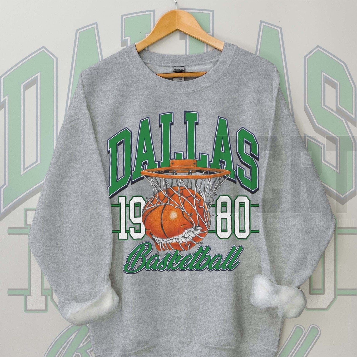 Dallas Mavericks Basketball Unisex NuBlend® Crewneck Sweatshirt