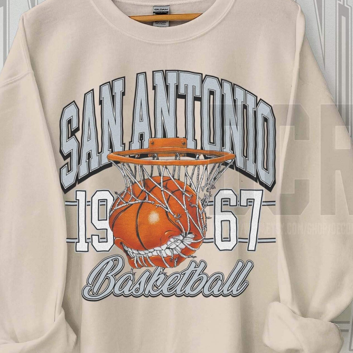 San Antonio Spurs Basketball Unisex NuBlend® Crewneck Sweatshirt