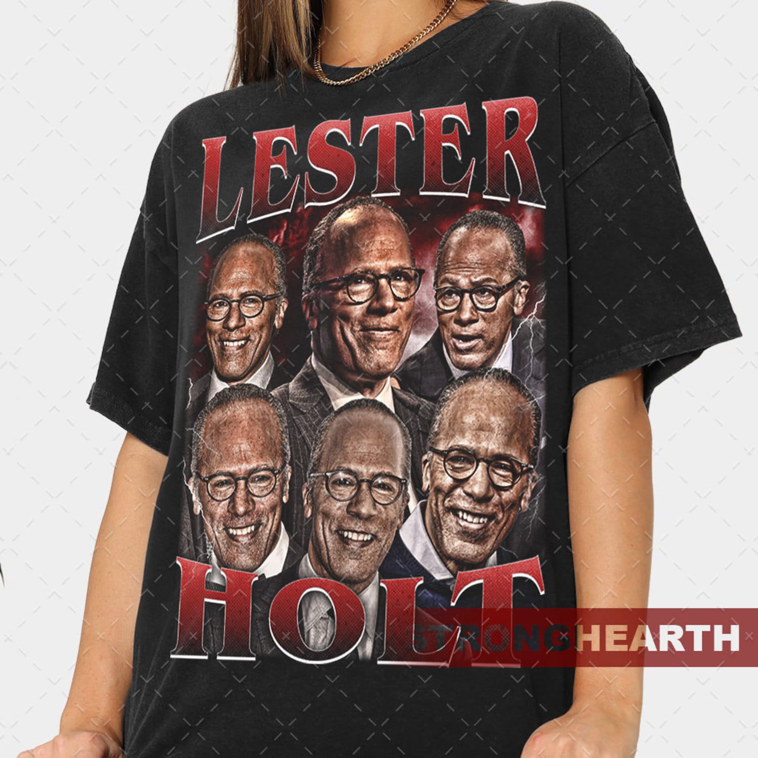 Lester Holt American journalist and newscaster Vintage T-shirt Collection - TV Series - Gift For Her