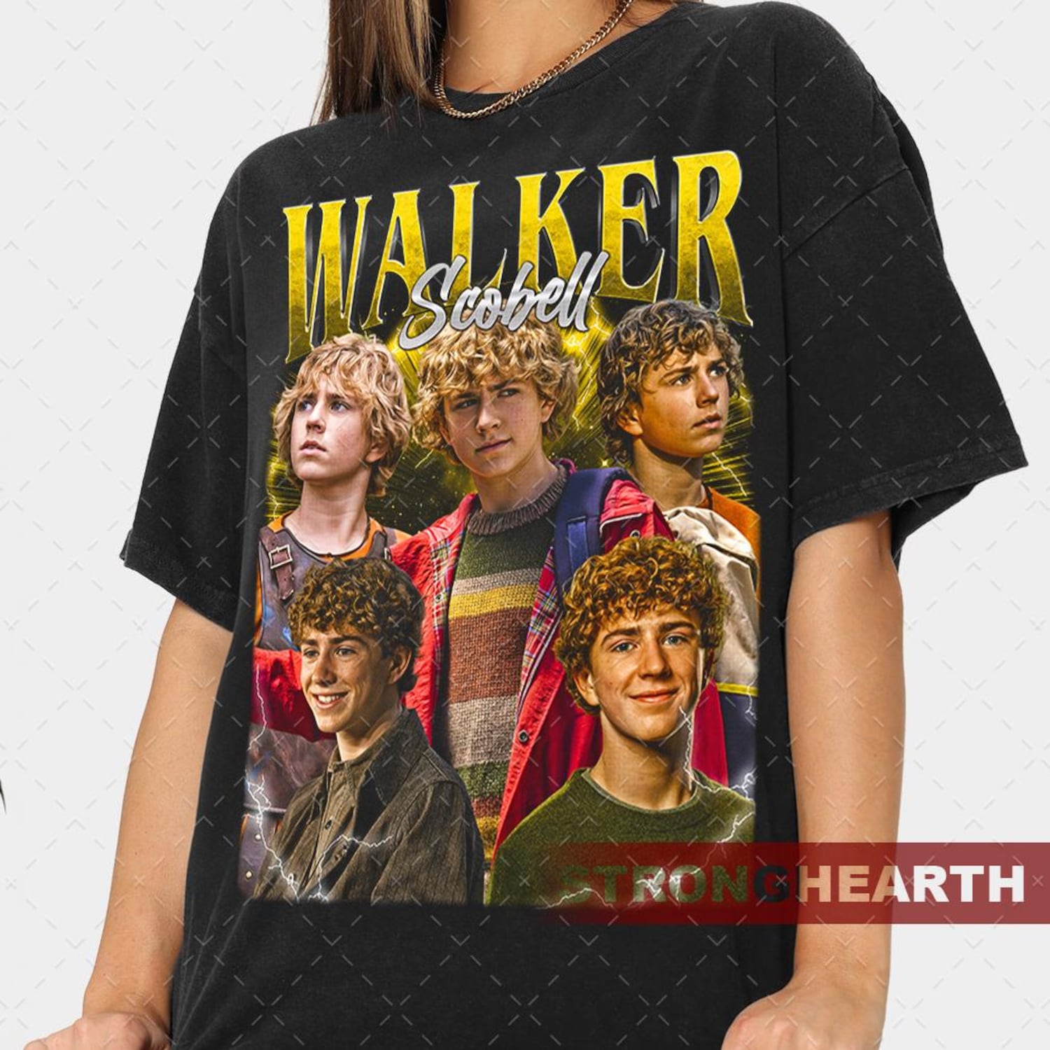 Walker Scobell American actor Vintage T-shirt Limited Collection - TV Show / Movies Homage T-shirt