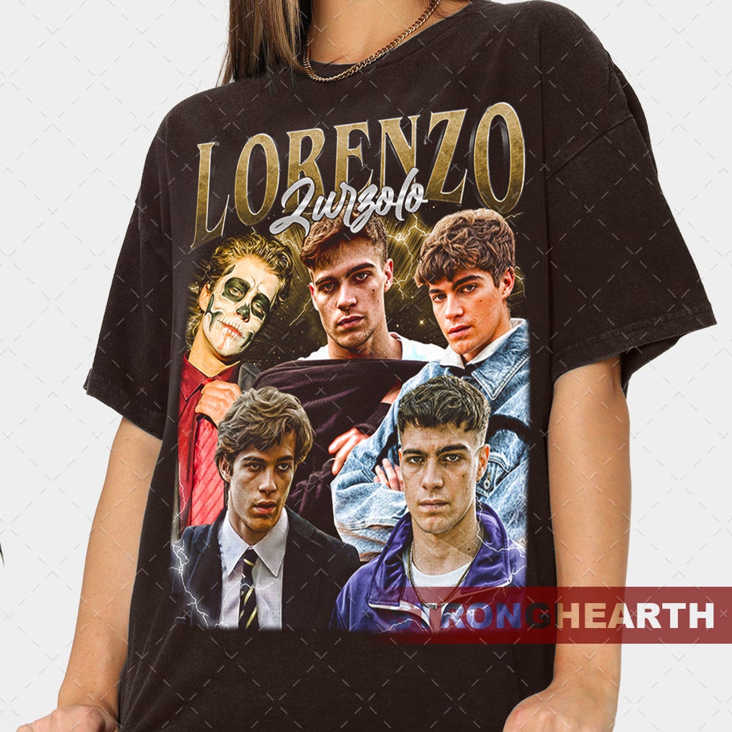 Lorenzo Zurzolo Italian actor Vintage T-shirt Collection - TV Series - Gift For Her